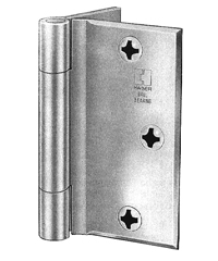 Hager AB703 4.5in US10B Antique Bronze, Oiled - Left Hand Hinge-Half Surface-Standard Weight-Anti Friction Bearing-Steel Base - Standard Removable Pin