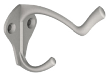 Hager BL6610 US5 Coat and Hat Hook - Satin Brass Oxidized