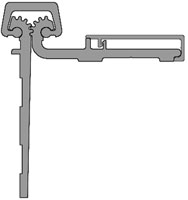 Pemko DHS083 HD3 83 in Half Surface Dark Anodized Aluminum Continuous Hinge