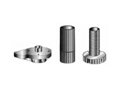 Hardware Concepts PL5620-000 Black Adjustable Plastic Leveler Dowel Socket Kit Table&Work Surface Components - 1 Each