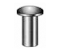 Hardware Concepts PL5720-010 White Dowel Socket Cover Cap Table&Work Surface Components - 1 Each