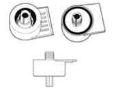 Hardware Concepts PL5815-500R Dowel Socket Cabinet/Furniture Table&Work Surface Components - 1 Each