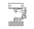 Hardware Concepts PL5897-000 Screw-On Toe Kick Clip Plastic Cabinet/Furniture Table&Work Surface Components - 1 Each