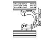 Hardware Concepts PL5898-000 Toe Kick Clip Plastic Cabinet/Furniture Table&Work Surface Components - 1 Each
