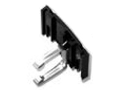 Hardware Concepts PL5899-000 Toe Kick Clip Plastic Cabinet/Furniture Table&Work Surface Components - 1 Each