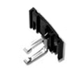 Hardware Concepts PL5899-000 Toe Kick Clip Plastic Cabinet/Furniture Table&Work Surface Components - 1 Each