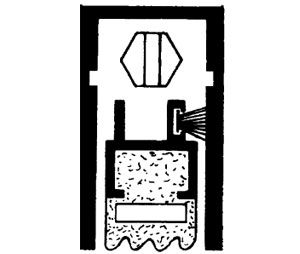 Dorbin HD-1-Ano. 36" Anodized Aluminum Heavy Duty Automatic Door Bottom with Neoprene Insert