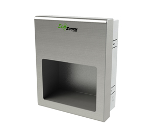 Palmer Fixture HD0945-09 SS EcoStorm2™ Recessed High Speed Hand Dryer-Stainless Steel