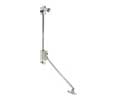 Hafele HE365-73-725 Nickel Plated Flap Stay w/ Brake&Catch Lid Support&Down Stay - 1 Each