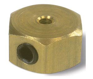 Heiser 114H Brass Hex Nut