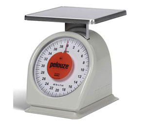 Heiser 40 40 lb. Tabletop Adjustable Spring Dial Scale - 40 lb. x 2 oz.