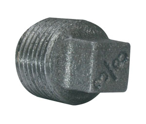 Heiser 493B 1/2" Black Plug