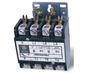 Heiser 8533 40A Contactor - 3-Pole Resistive 110V-120 V