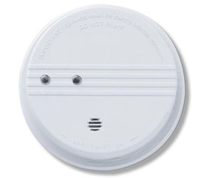 Heiser 85 Battery Operated Smoke Detector w/Safety Light - Ionization