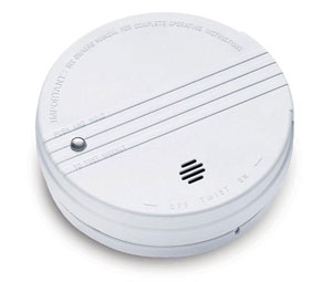 Heiser 87 120VAC Smoke Detector w/Battery Back-Up - Ionization