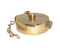 Heiser BC15NPSH 1 1/2" Brass NPSH Cap & Chain