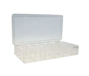 Heiser BOX100 Plastic Organizer Box - 16 Compartments