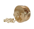 Heiser BP15NST 1 1/2" Brass NST Plug & Chain