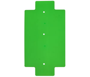 Heiser DGLG Day-Glo Green Diffuser Lens - LED