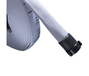 Heiser DJ100NST 100' x 1 1/2" Double Jacket NST Fire Hose - Brass Couplings