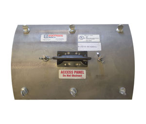 Heiser DR12812ULBI Ultimate Door™ Round UL Rated Grease Duct Doors - 12" H x 8" W