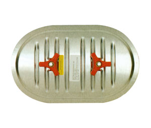 Heiser DRU12814GA Round Sandwich® Access Door - Duct Diameter 12" - 14"