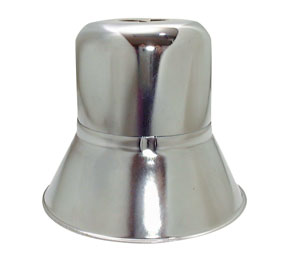Heiser EP2 1/2" Canopy Style Escutcheon - 2 Piece (Skirt & Cup)