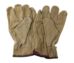 Heiser H112 Split-Leather Work Gloves w/Keystone Thumb - Medium