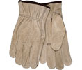 Heiser H113 Split-Leather Work Gloves w/Keystone Thumb - Large