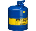Heiser H305 Justrite® Type I Blue Safety Can - 5 Gallons