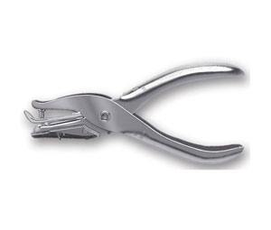 Heiser HP1 Light-Duty Hole Punch w/ Receptacle - 1/8" Hole