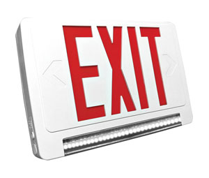 Heiser LED10 Emergency & Exit Light Combination Unit - LED