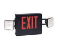 Heiser LED3B Emergency & Exit Light Combination Unit - LED (Black)