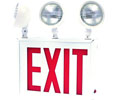 Heiser LED4NY NYC Approved - Emergency & Exit Light Combination Unit - LED