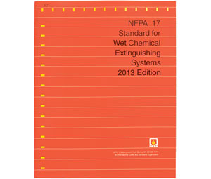 Heiser N17A13 NFPA 17A -2013 Standard for Wet Chemical Extinguishing Systems
