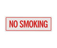 Heiser S145 "No Smoking" Aluminum Sign - 12" x 4"