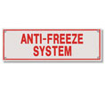 Heiser S703 Sprinkler Sign - Anti-Freeze System - Pre-Punched Corner Holes