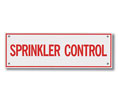 Heiser S718 Sprinkler Sign - Sprinkler Control - Pre-Punched Corner Holes
