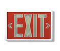 Heiser SL10RW Self-Luminous Exit Sign - 10 Year