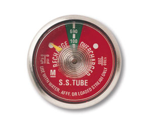 Heiser WT100S Water Extinguisher Gauge - 100psi