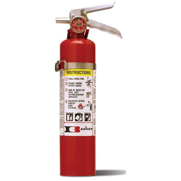 Badger 22430 Badger Standard 2 1/2 lb. ABC Dry Chemical Fire Extinguisher w/ Vehicle Bracket