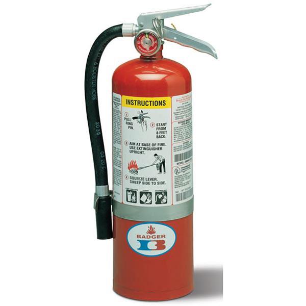 Badger 22435 Badger Standard 5 lb. ABC Dry Chemical Fire Extinguisher w/ Wall Hanger