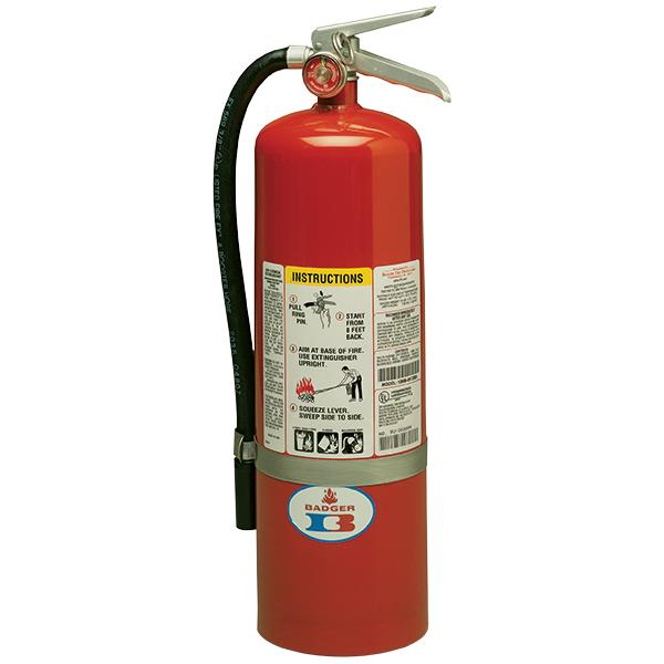 Badger 22603 Badger Standard 10 lb. ABC Dry Chemical Fire Extinguisher w/ Wall Hanger