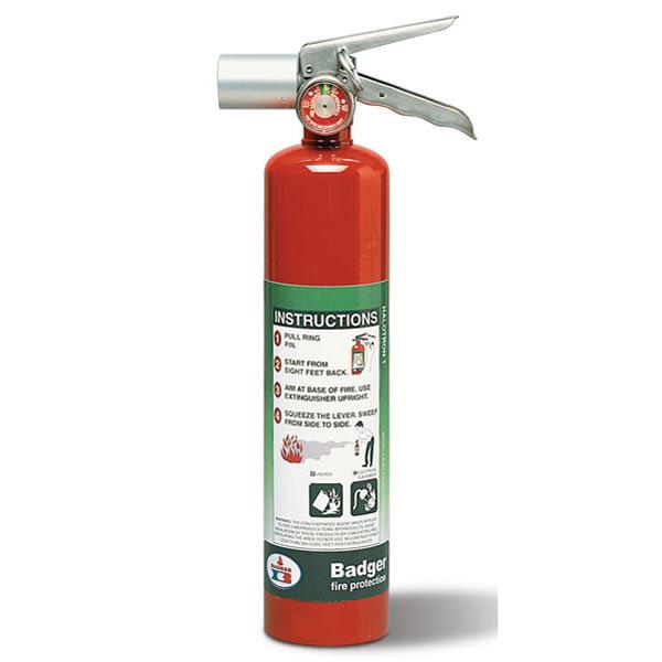Badger 23347 Badger Extra 2 1/2 lb. Halotron I Fire Extinguisher w/ Vehicle Bracket
