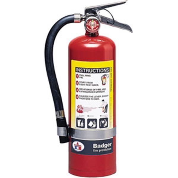 Badger 23390 Badger Extra 5 lb. ABC Dry Chemical Fire Extinguisher w/ Wall Hanger