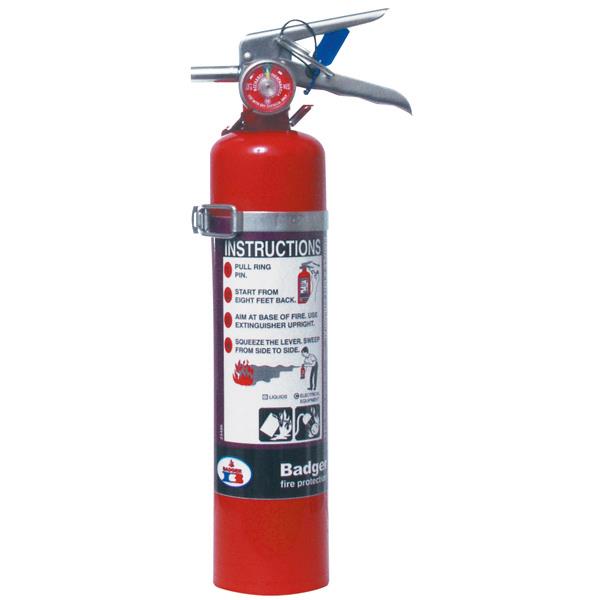 Badger 23485 Badger Extra 2 1/2 lb. Purple K Dry Chemical Fire Extinguisher w/ Vehicle Bracket