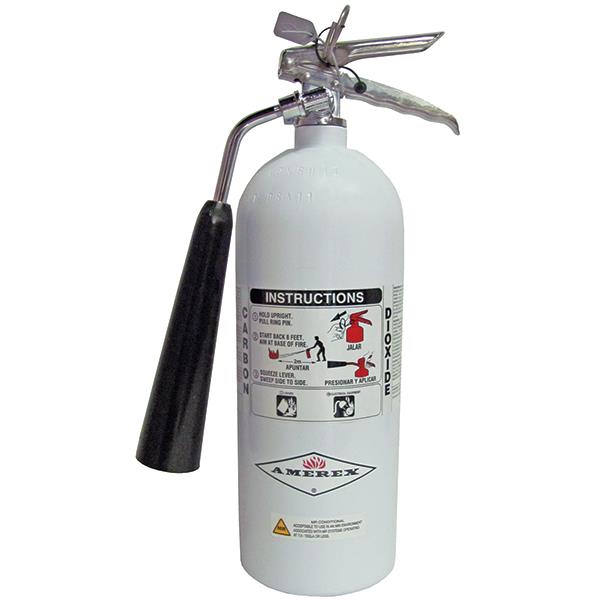 Amerex 322NMAX Amerex 5 lb. Non-Magnetic CO2 Fire Extinguisher w/Wall Hanger