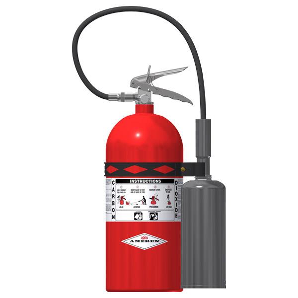 Amerex 330AX Amerex 10 lb. CO2 Fire Extinguisher w/Wall Hanger