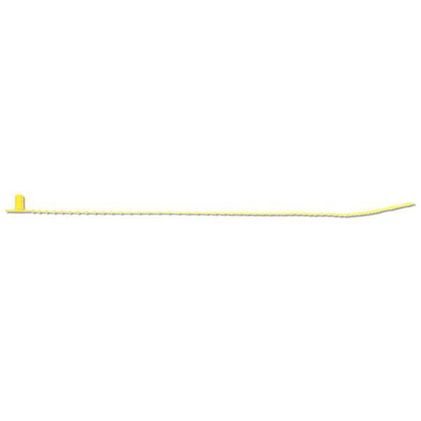 Heiser 338B Secur-A-Seal Polypropolene Seal - Yellow, 8"L (2,000/box)