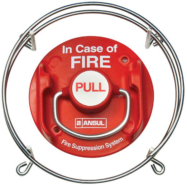 Heiser 354 Remote Pull Station Guard - Surface-Mount, Round